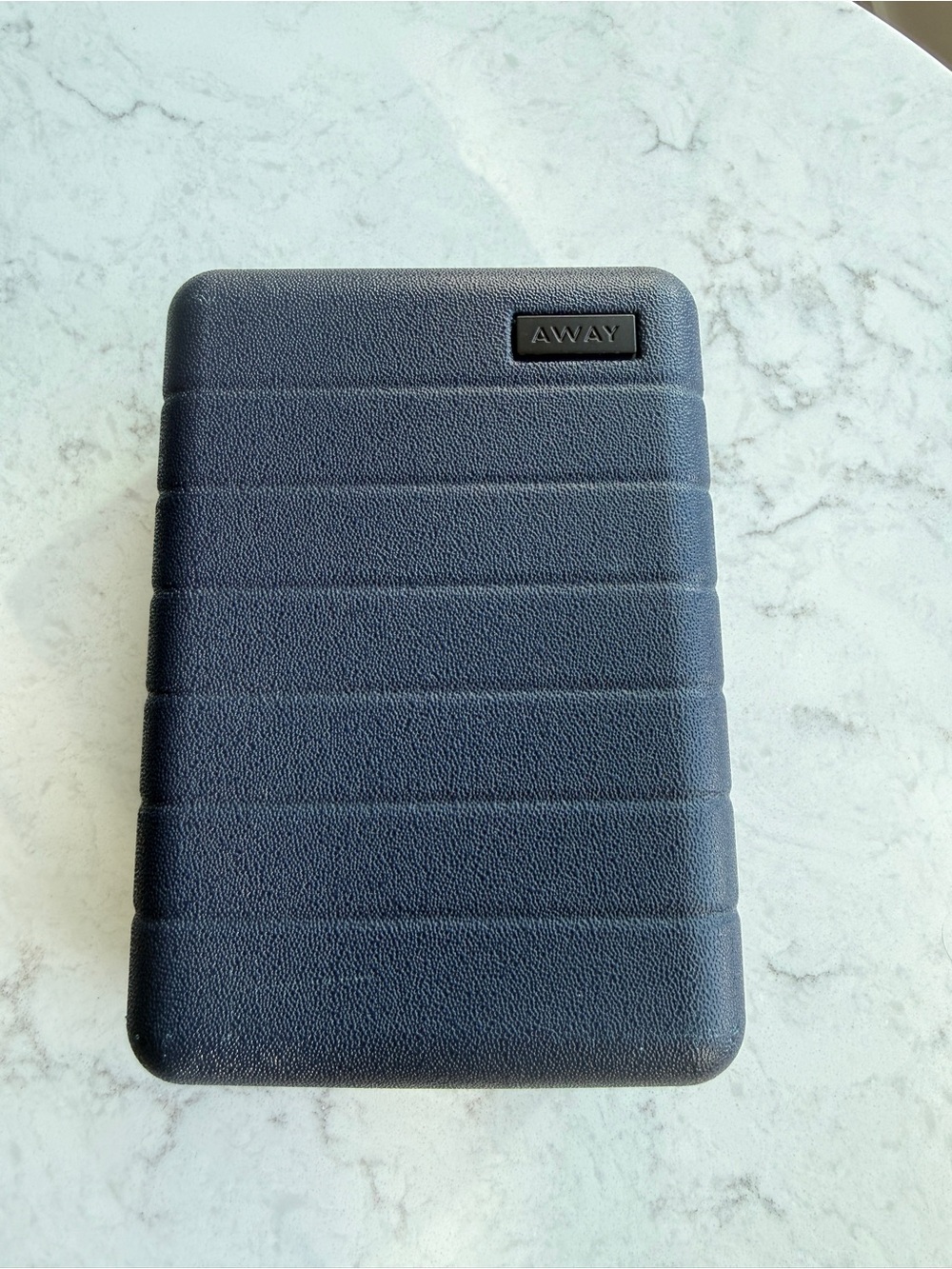 AWAY Navy Blue Toiletry Bag - Protective Case